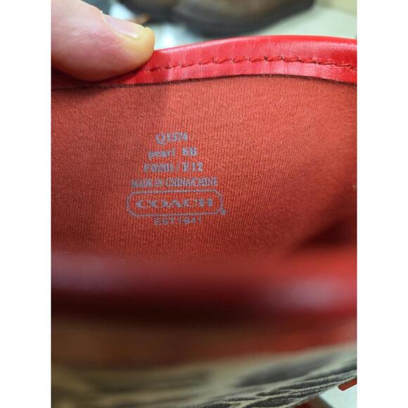 Womens Coach Size 6B Animal Print Tall Rain Boots Rubber EUC - Picture 7 of 7